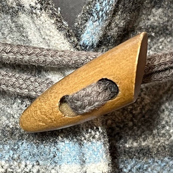 Plaid Toggle Women's Coat - Picture 9 of 14